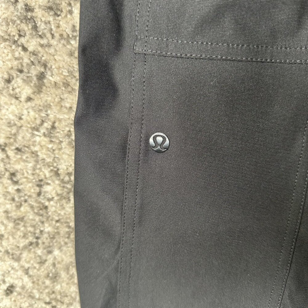 Lululemon Pants Womens 29 Black Hiking Tapered Leg Zip‎ Pocket Outdoor Woven - Picture 6 of 6